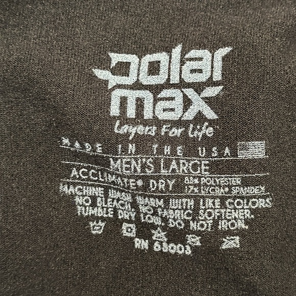 PolarMax BASELAYER ZIP MOCK - Black (3) - Picture 8 of 11